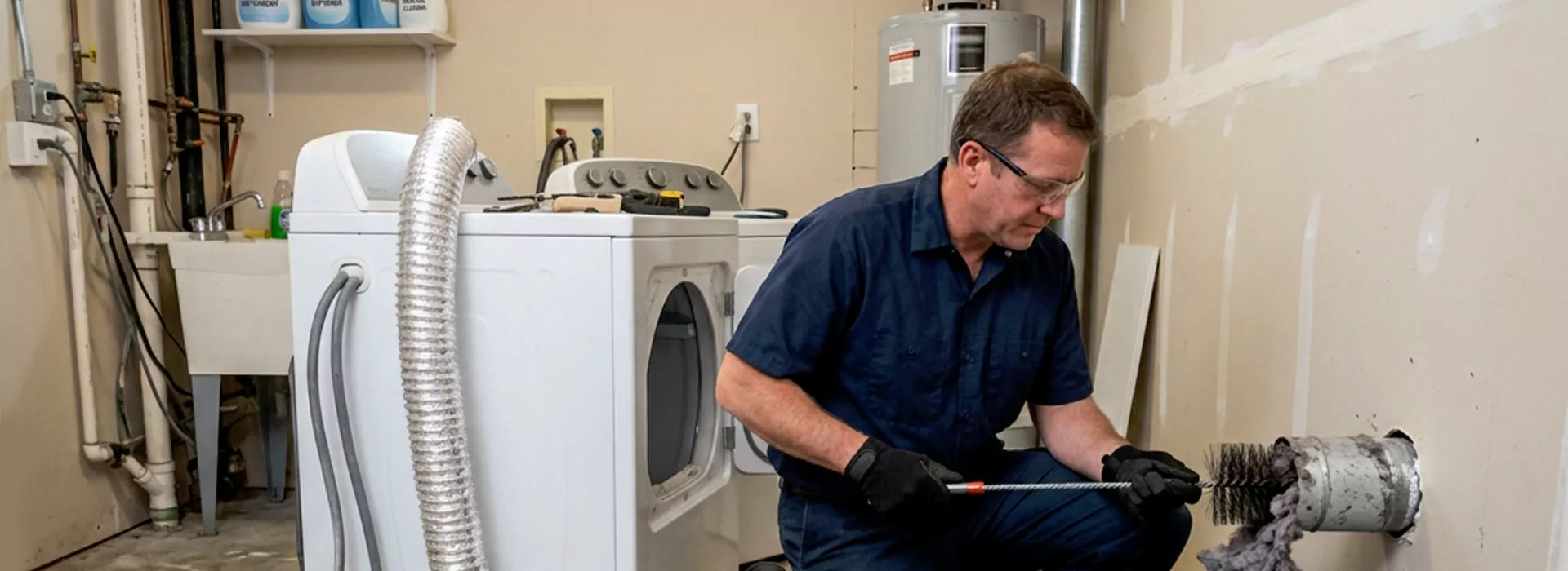 Clogged Dryer Vent Repair in Pharr, Texas