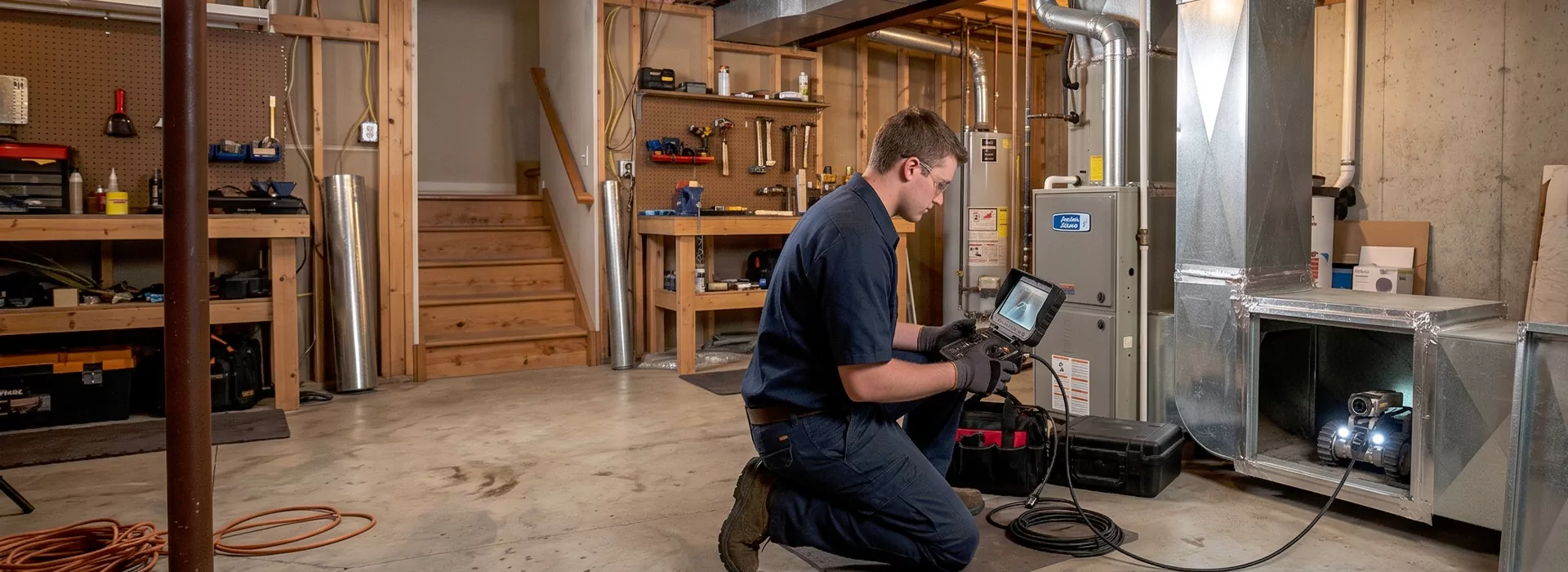 Robotic Duct Inspection Pharr, Texas