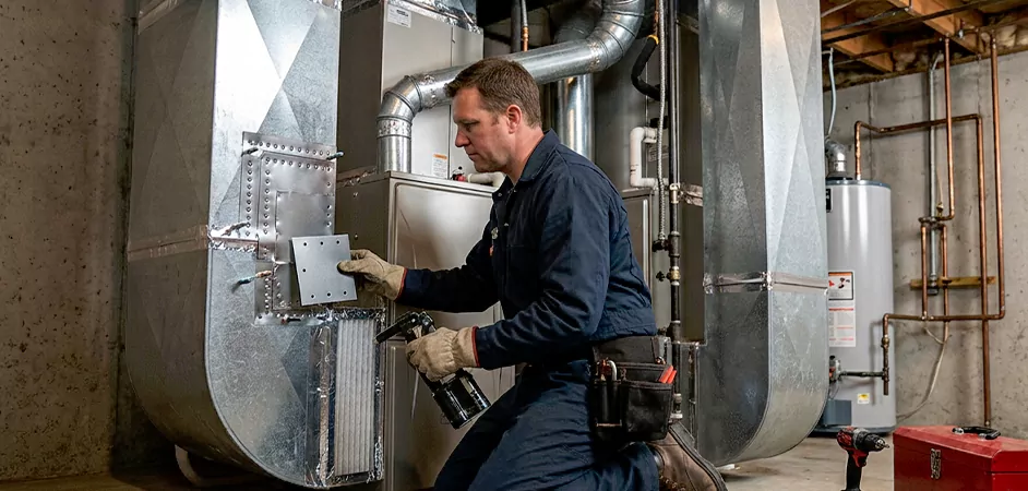 Supply and Return Plenum Repair in Pharr