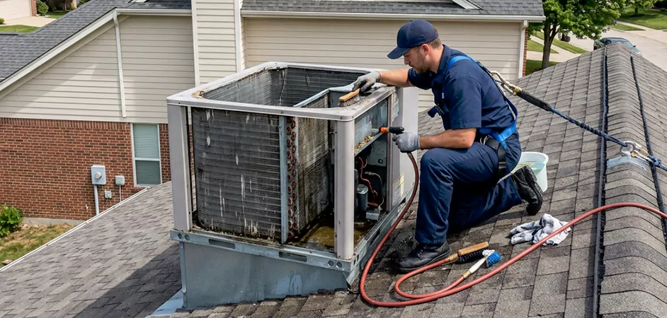 Rooftop Unit Cleaning in Pharr