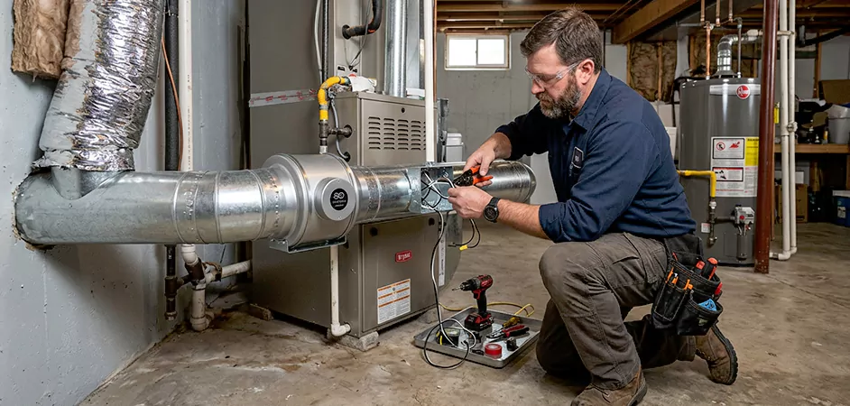 Booster Fan Installation in Pharr
