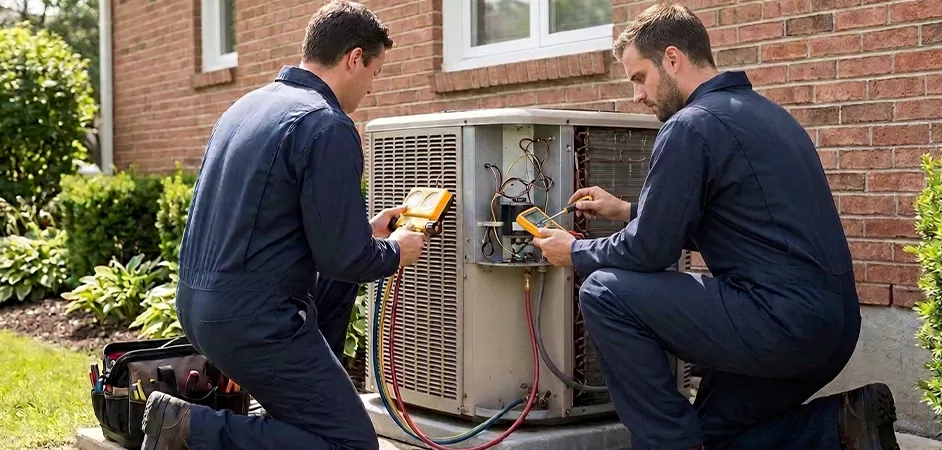 Heat Pump Inspection in Pharr